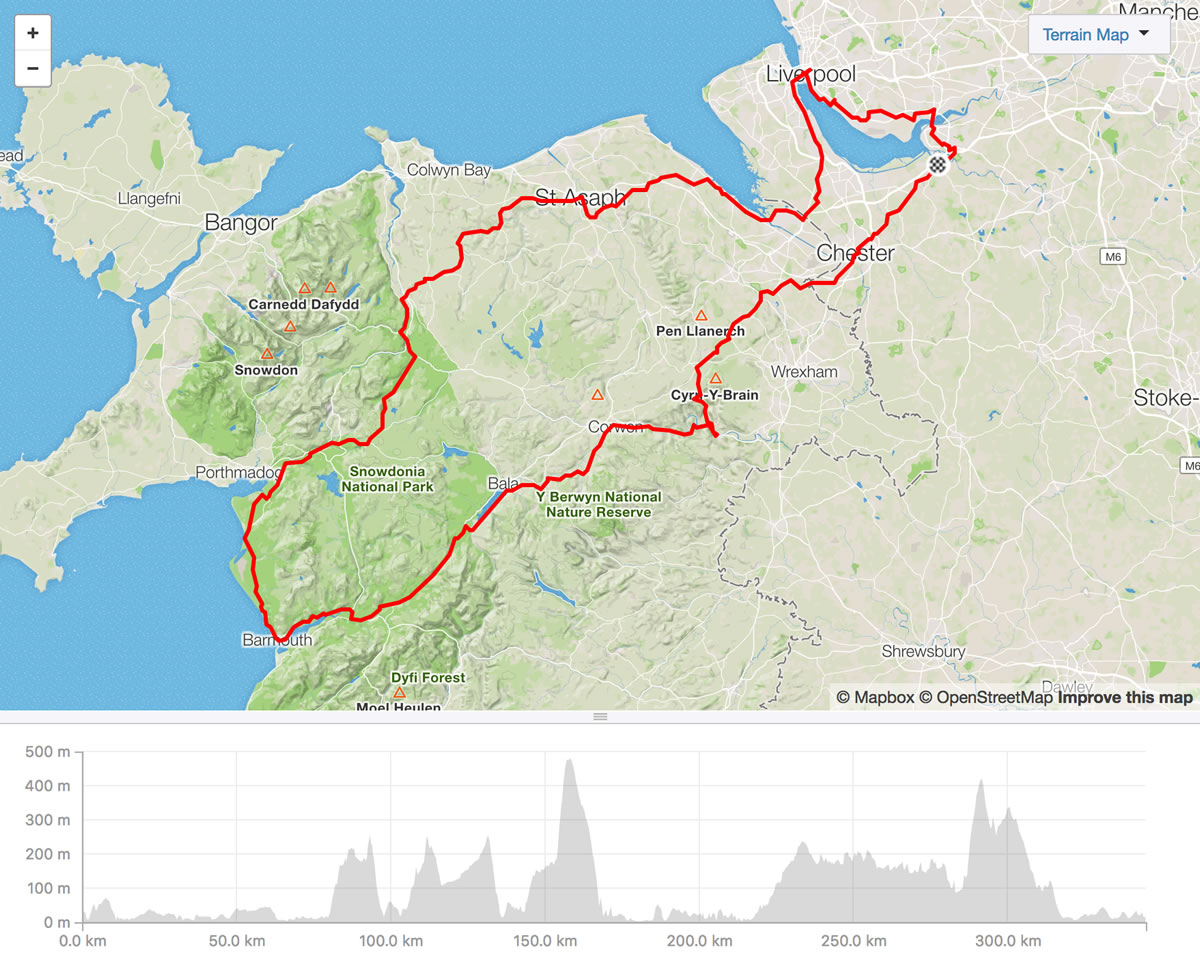 2018 halton haven charity cycle ride route